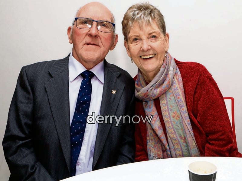 Pete Conway with his sister Anne McGrellis. (Photos - Tom Heaney, nwpresspics)