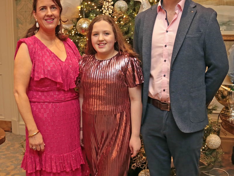 Caption: Jane, Emily Jane and John Joe Reilly