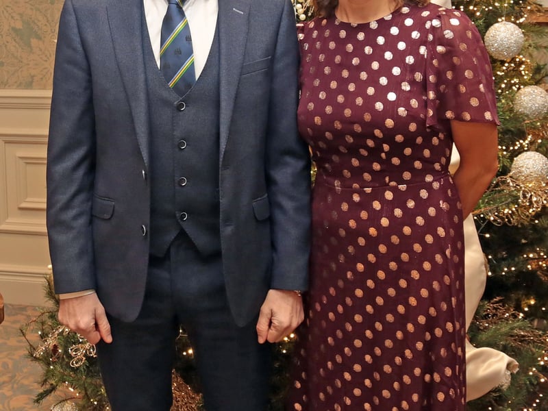 Caption: Aidan and Stephanie Scanlon