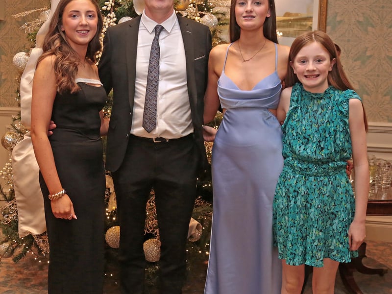 Caption: Norah, Terry, Annie and Maisie Drake