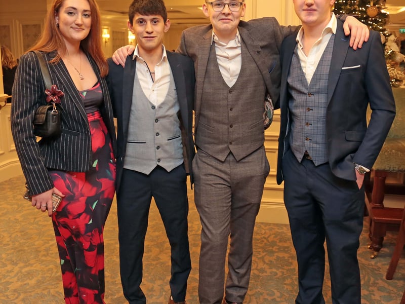 Caption: Peyton, Dylan and Johnson O'Reilly, Finnian Devine
