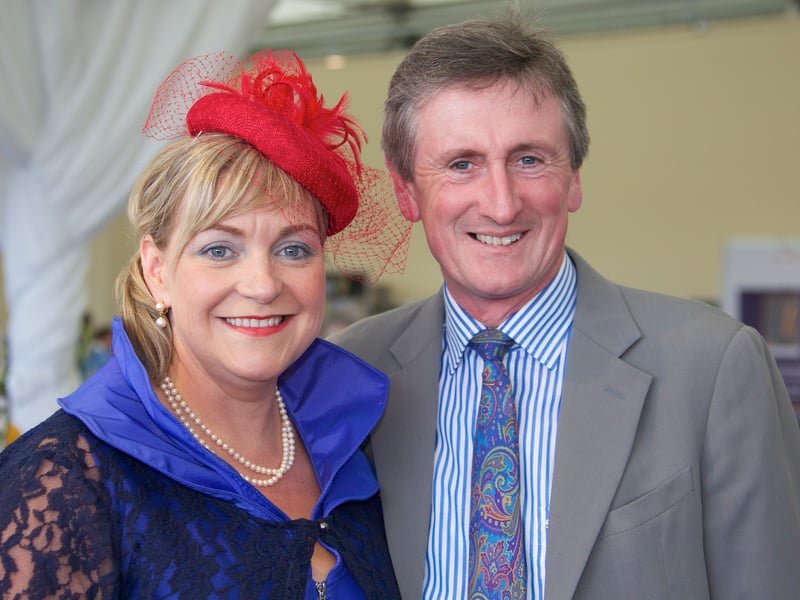 Caption: Connie and Joe Quinn, Moydow.