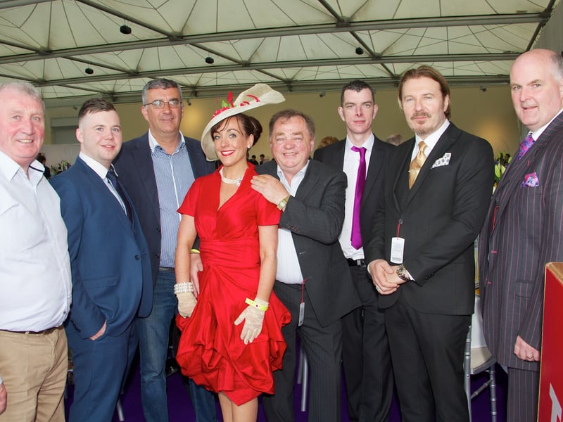 Caption: Peter Creamer, Johnny Gilna, Ronan Kelly, Niamh Donlon, Paddy King, Paddy Lowry, Eddie Valentine, and Joe Flaherty.