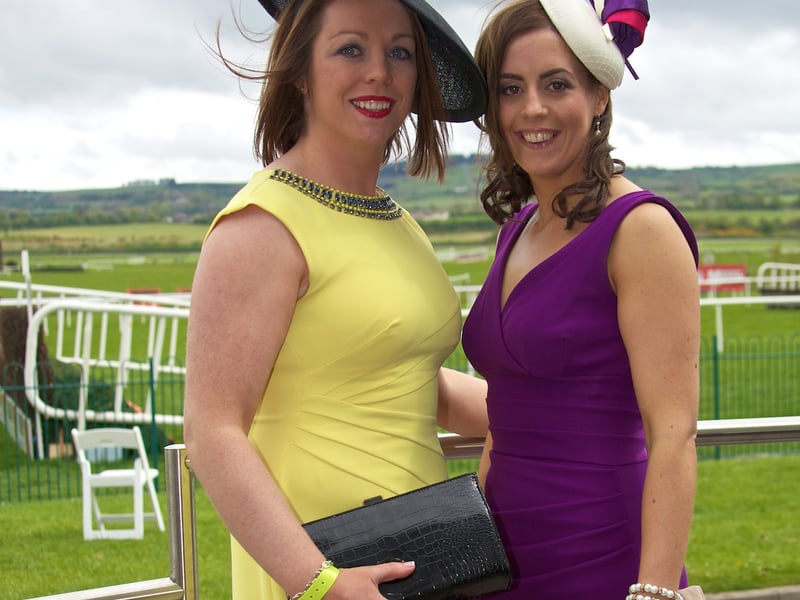 Caption: Orla Brady and Sinead Hussey 