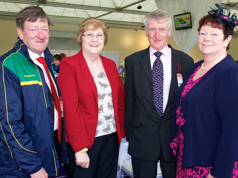 Caption: Billy and Imelda Keenan, Chairman Tom and Mary Henry, St. Patrick's GAA Ardagh.