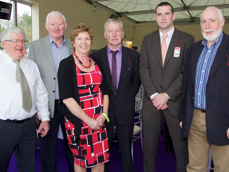 Caption: Liam Victory, Donal and Maura Keenan, Tom Murtagh, Liam Keenan, Paul Kelly, Ardagh.