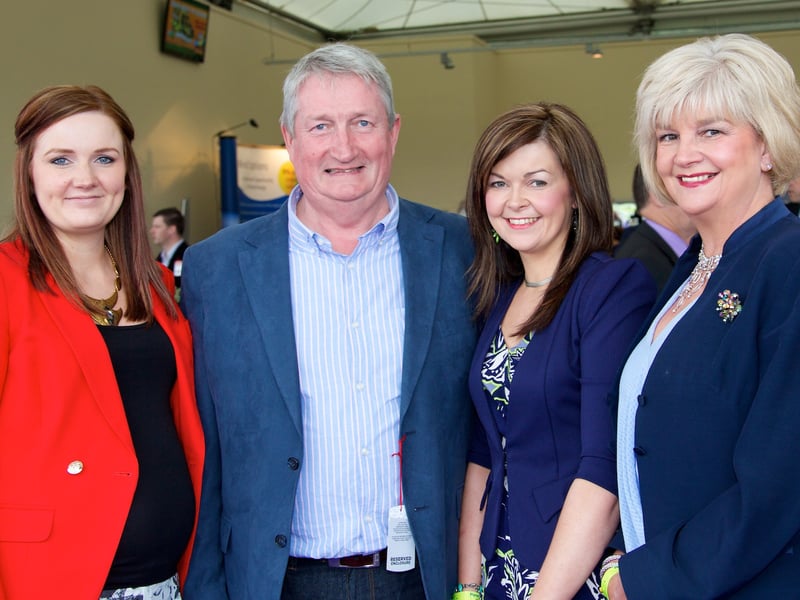 Caption: Lindsay, Alan, Beverley, and Helen Shepherd.