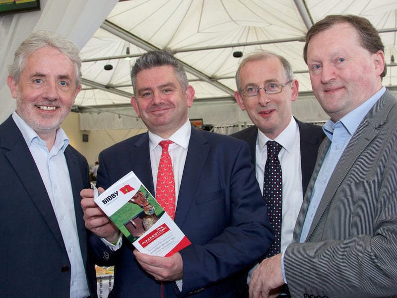 Caption: Michael Keenan, Jim Mulqueen, Joe Compton, Paddy Leydon, RSM.