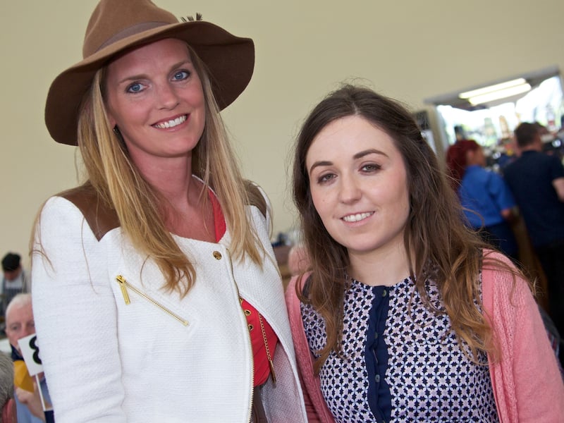 Caption: Sharon Kearns and Saffron Brady.
