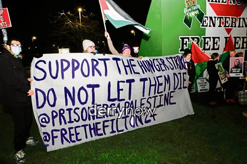 IN PICTURES: Derry rally in support of the prisoners for Palestine ...