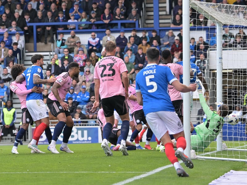 Pompey are tantalisingly close to safety after a third successive victory. Picture: Graham Hunt/ProSportsImages