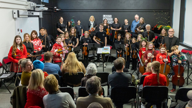 There was a fantastic turn out for the Laois School of Music Orchestra concert featuring the LSM Junior Orchestra, the LSM Youth Orchestra and the LSM Dunamaise Strings. The concert was held at the Laois School of Music Centre in Portlaoise on Saturday, 6 December. Take a look through photos of the event captured by photographer Alf Harvey. The musicians at the Laois School of Music Centre for a concert featuring the LSM Junior Orchestra, the LSM Youth Orchestra and the LSM Dunamaise Strings.