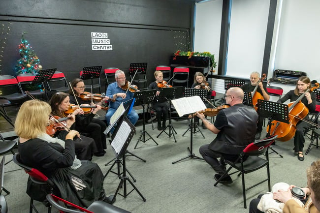 The Laois School of Music Dunamaise Strings.
