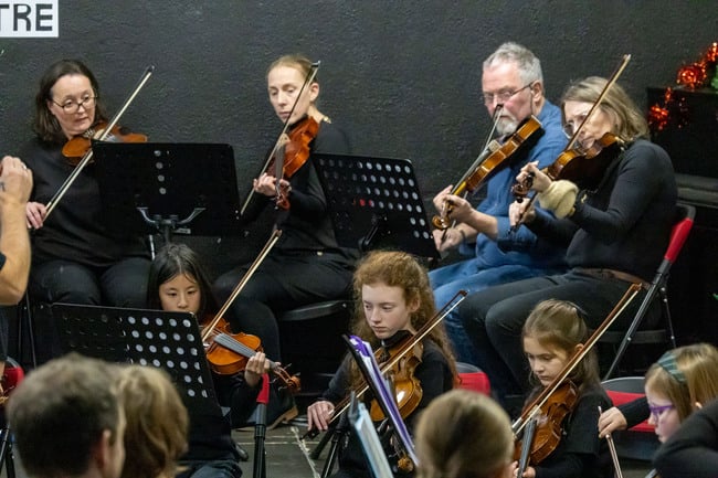 Musicians performing at the Laois School of Music Centre.