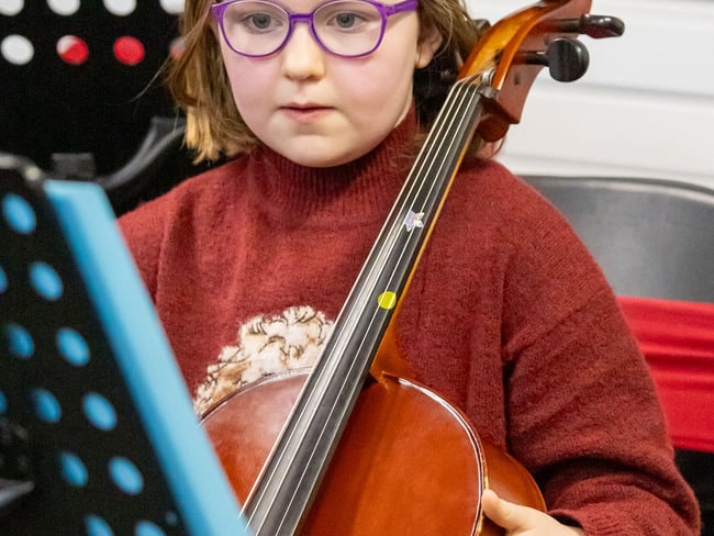The Laois School of Music Junior Orchestra.