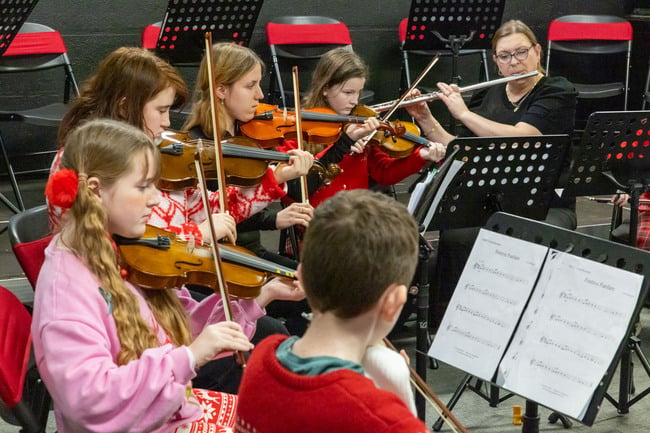 The Laois School of Music Junior Orchestra.