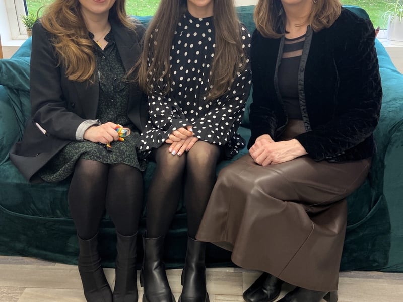 Dr Laura McFadden, Cora Nicholl and Dr Mary McDaid