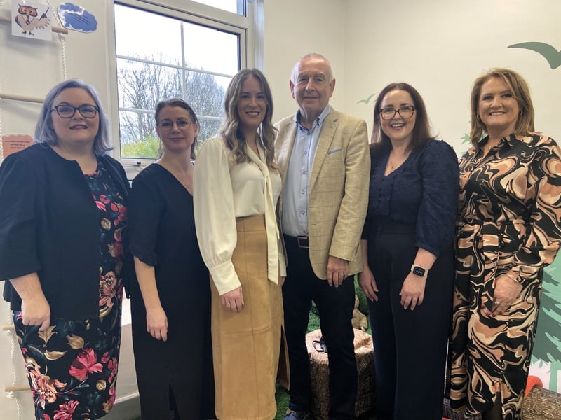 Joan Byers, Dr Angelina Veiga, Dr Monica Bradley, Tom Cassidy, Dr Lynn Connor and Suzanne Mahon