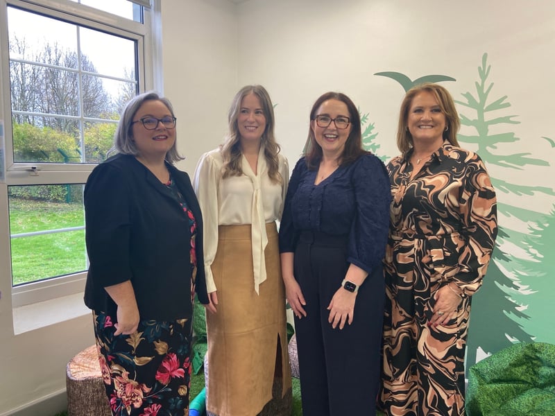 Joan Byers, Dr Maria Bradley, Dr Lynn Connor and Suzanne Mahon