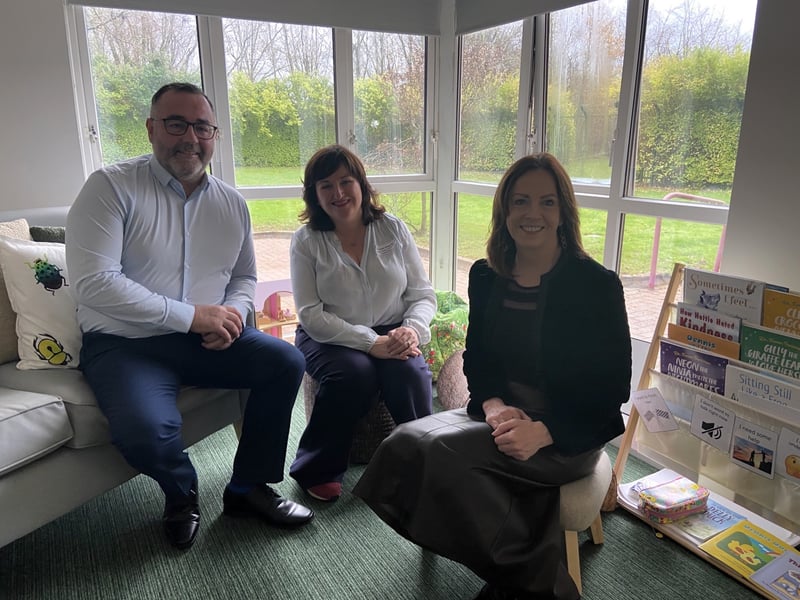 Kevin Duffy, Gail Hegarty and Dr Mary McDaid