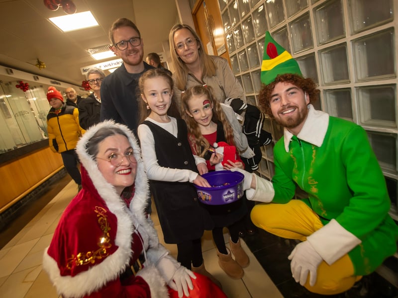 Family fun. . . .and sweets at Derry Credit Union's Santa Saturday.
