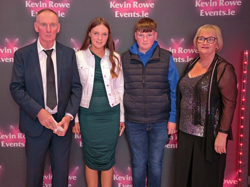 Caption: Louis, Lily and Ray Rhatigan and Mary Mimnagh Picture: Shelley Corcoran