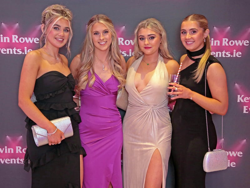 Caption: Holly Wyse, Eabha Healy, Jane Dowd and Zara Mulvihill Picture: Shelley Corcoran