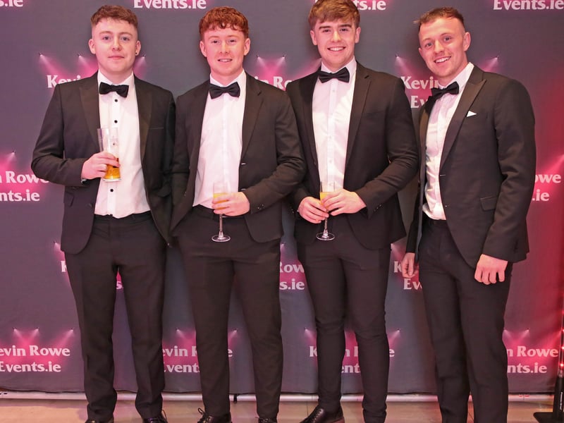Caption: Niall Keane, Ronan English, Oran Kenny and Eanna McGrath Picture: Shelley Corcoran