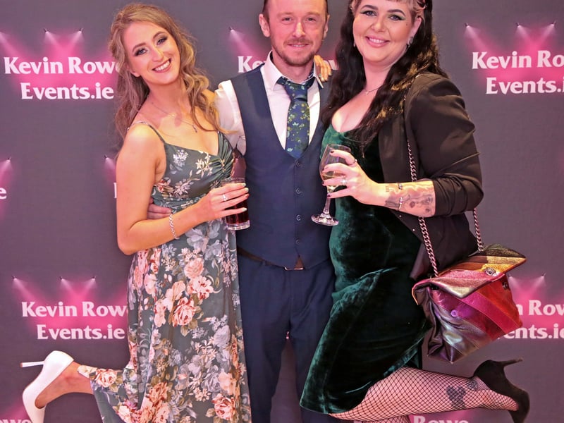 Caption: Aine O'Reilly, Chris Glennon and Shauna Cox Picture: Shelley Corcoran