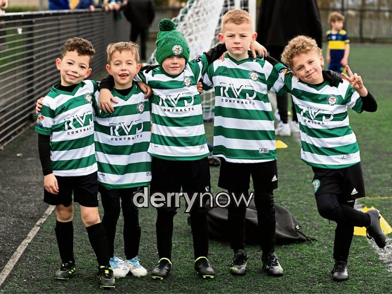The Belfast Celtic team.
