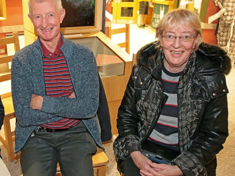 Caption: Paddy Kelly, Bernadette Kelly