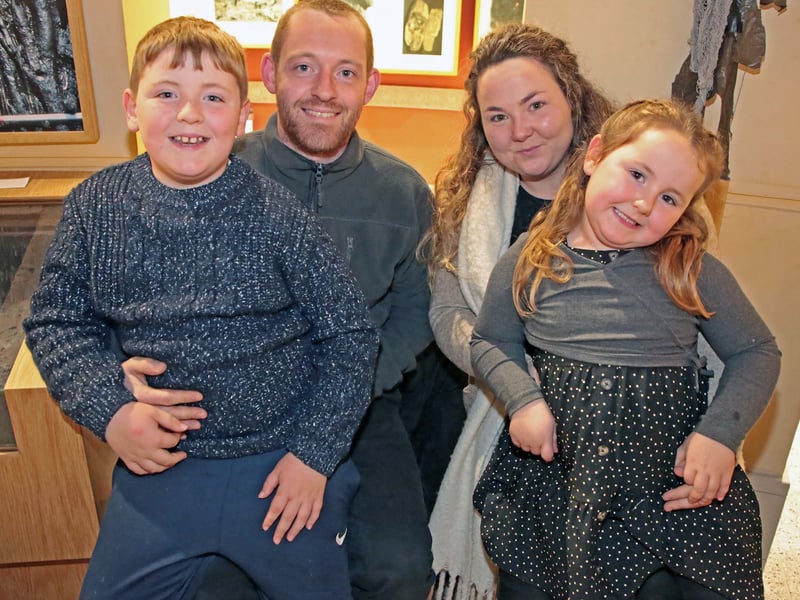 Caption: Matthew, Abigail, Aoife and Paul Clifford