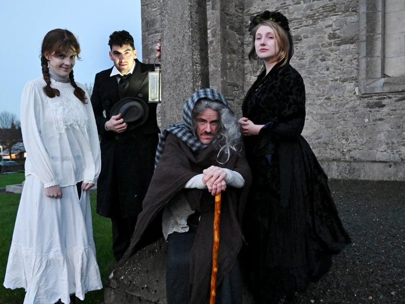 Below: Quintessence Theatre's play ‘Into the Dark’ at Ardee Ferdia Festival