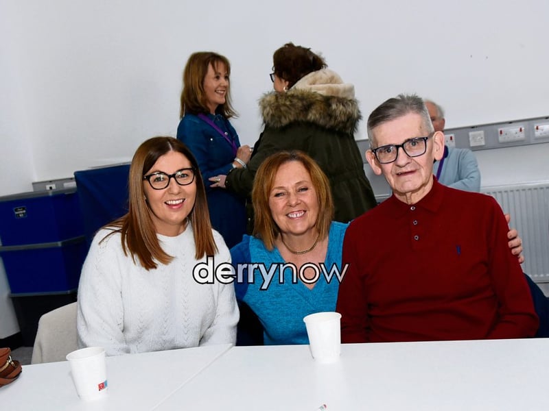 Amy Davies, Yvonne Black (Clinical Nurse Specialist) and Brian Molloy.