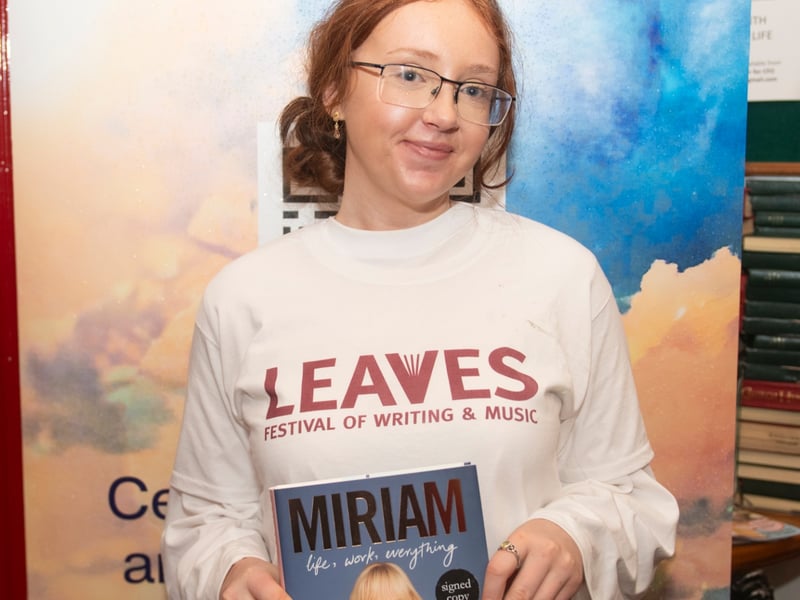 Laois locals were delighted with a panel discussion featuring author and RTÉ presenter Miriam O'Callaghan, in conversation with award winning authors Roisin O'Donnell and Lisa Harding for Laois County Council's Leaves Festival of Writing & Music 2025.