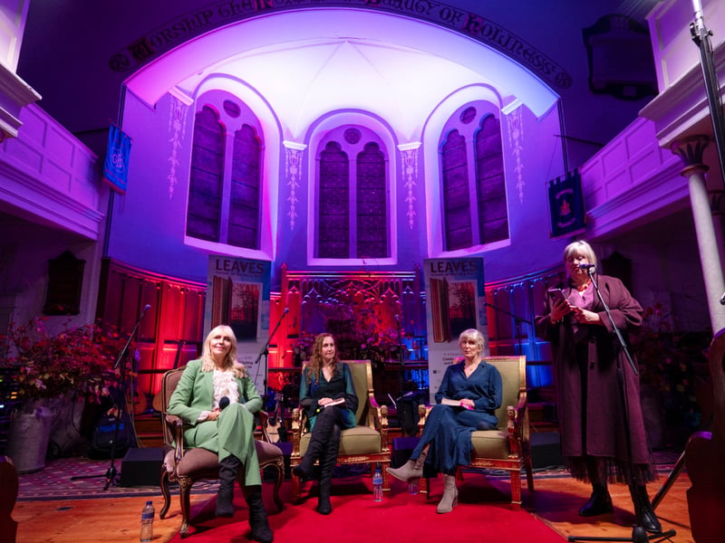 Laois locals were delighted with a panel discussion featuring author and RTÉ presenter Miriam O'Callaghan, in conversation with award winning authors Roisin O'Donnell and Lisa Harding for Laois County Council's Leaves Festival of Writing & Music 2025.