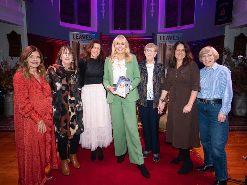 Laois locals were delighted with a panel discussion featuring author and RTÉ presenter Miriam O'Callaghan, in conversation with award winning authors Roisin O'Donnell and Lisa Harding for Laois County Council's Leaves Festival of Writing & Music 2025.