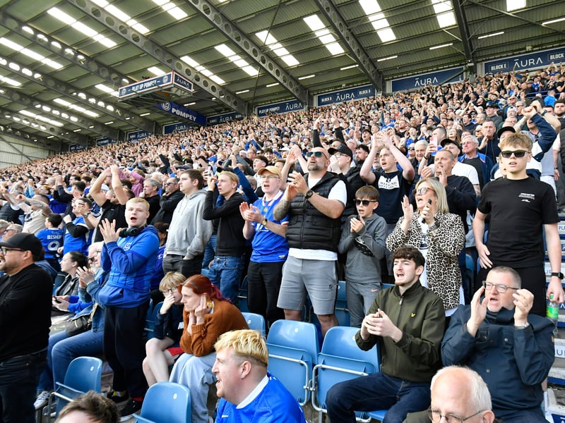 Pompey fans roared their team on to a huge win over Leicester City - captured by our photographer Graham Hunt.
