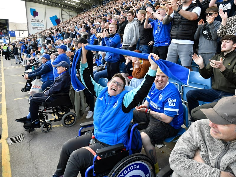 Pompey fans roared their team on to a huge win over Leicester City - captured by our photographer Graham Hunt.