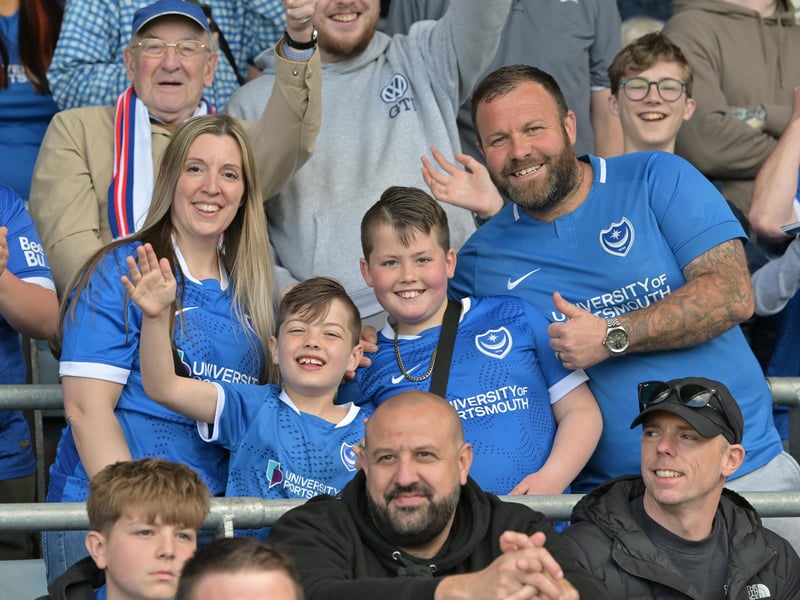 Pompey fans roared their team on to a huge win over Leicester City - captured by our photographer Graham Hunt.