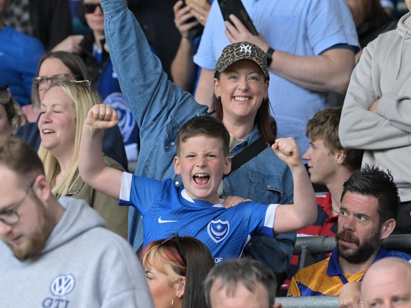 Pompey fans roared their team on to a huge win over Leicester City - captured by our photographer Graham Hunt.