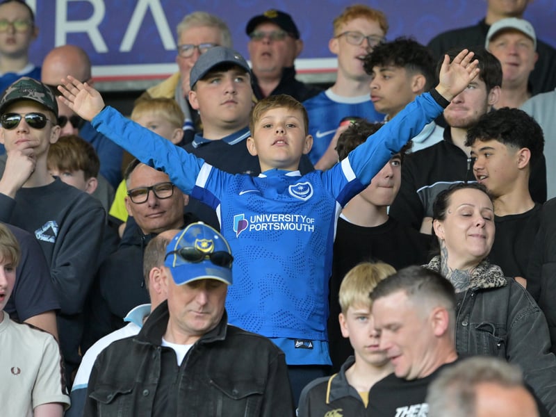 Pompey fans roared their team on to a huge win over Leicester City - captured by our photographer Graham Hunt.