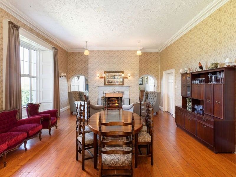 The dining room