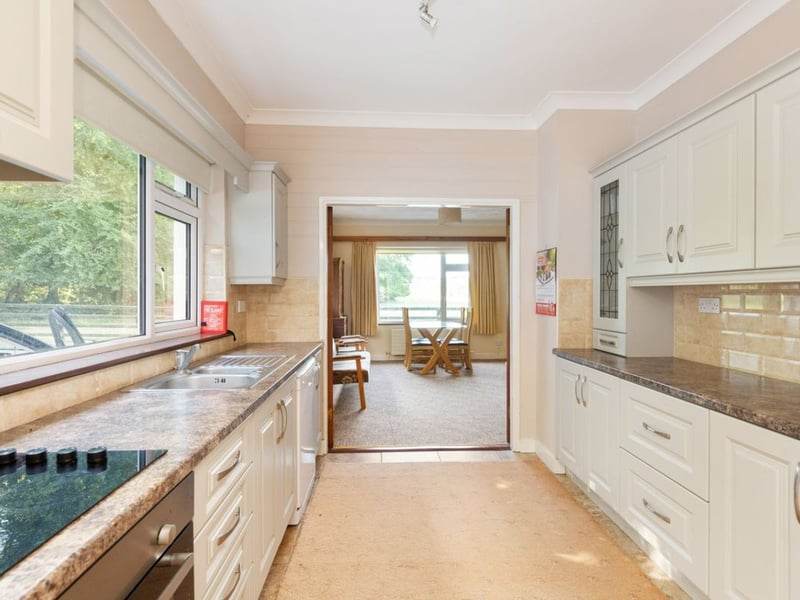 The kitchen in the bungalow