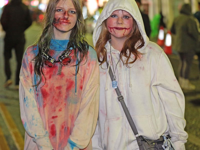 Caption: Olivia Szczesna and Michaela Kearney Picture: Shelley Corcoran