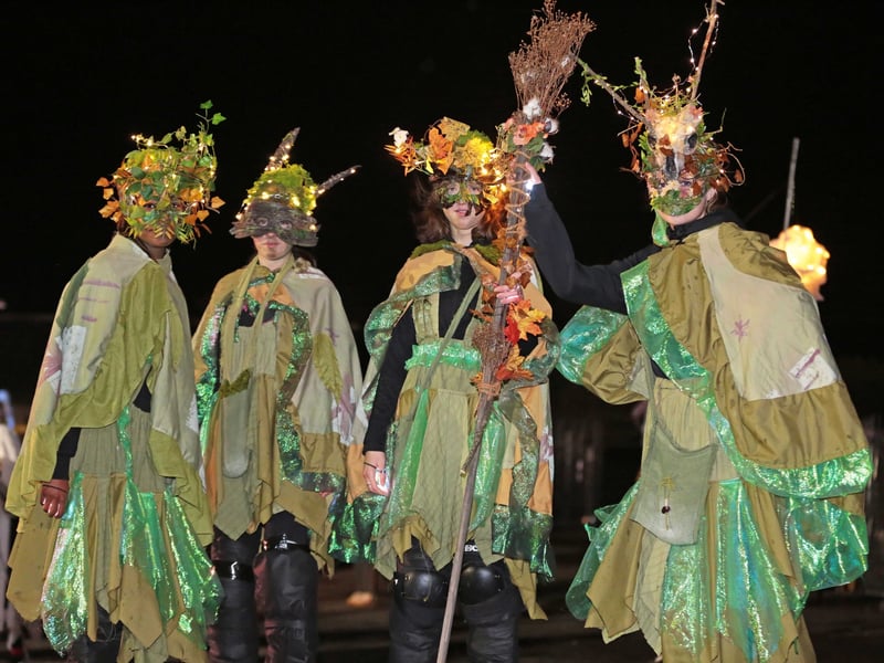 Caption: Longford town was certainly the 'Home of Halloween' on October 31 as the streets came alive for a truly spectacular Fire and Shadows Procession Picture: Shelley Corcoran