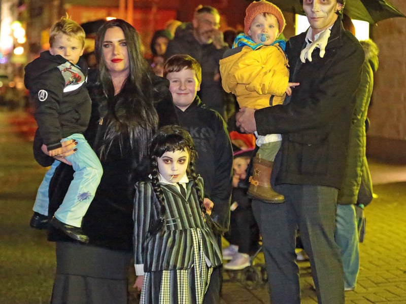 Caption: Ian, Kirsty, David, Ruben and Leon Harley, Ada Reilly Picture: Shelley Corcoran