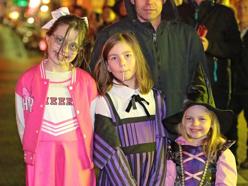 Caption: Evie, Ruby, Grace and Brian O'Donohoe Picture: Shelley Corcoran