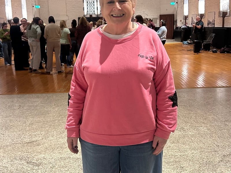 Siobhan Hurley from Newbridge is retired now but used to own a restaurant in Newbridge town called 'An Cistin' so has plenty of time for her love of music. Siobhan is also a member since the group first started nearly 15 years ago and she said she has never looked back. "It's like a lovely family.....I had breast cancer seven years ago now....thank god it's over...they were so good to me when I was out having treatment.... "Little things like....Lisa arrived down with a big box full of cards from everyone and I used to open one everyday just to read the little notes...it meant to much.... "I hate when I miss a night now....I love when we're doing a concert and when all of our voices come together in a big hall.....it's just superb".