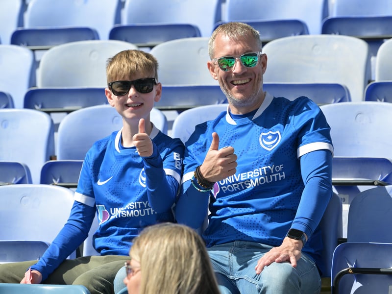 Pompey fans roared their team on to a huge win over Leicester City - captured by our photographer Graham Hunt.